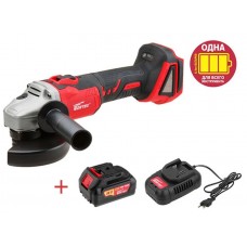 Аккум. углошлифмашина WORTEX CAG 1812 E в кор. ALL1 + АКЦИЯ
(18.0 В, БЕСЩЕТОЧНЫЙ ДВИГАТЕЛЬ, Зарядное и 1 аккумулятор 4Ач в комплекте, диск 125х22.2 мм) Аккум. углошлифмашина WORTEX CAG 1812 E в кор. ALL1 + АКЦИЯ
(18.0 В, БЕСЩЕТОЧНЫЙ ДВИГАТЕЛЬ, Зарядное и 1 аккумулятор 4Ач в комплекте, диск 125х22.2 мм)