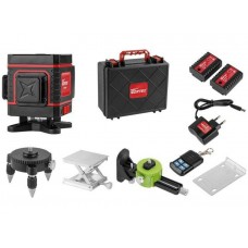 Нивелир лазерный WORTEX LL 0330-1 в чем. + аксессуары 3х360°, до 25 м, +/- 0.3 мм/м, зеленый
(резьба 1/4") Нивелир лазерный WORTEX LL 0330-1 в чем. + аксессуары 3х360°, до 25 м, +/- 0.3 мм/м, зеленый
(резьба 1/4")