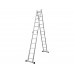 Лестница алюм. многофункц. 4х6 ступ. (стрем.-330см, лестн.-680см) 15,8кг STARTUL (ST9732-06)
(усиленное шарнирное соединение)