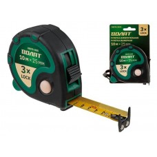 Рулетка 10м/25мм обрезин. корп. ВОЛАТ (быт.)
(3 мех. фиксации, ABS+TPR, 2-х стор. шкала нанесения, 2-х стор. магнитный зацеп) Рулетка 10м/25мм обрезин. корп. ВОЛАТ (быт.)
(3 мех. фиксации, ABS+TPR, 2-х стор. шкала нанесения, 2-х стор. магнитный зацеп)