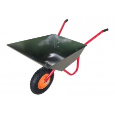 Тачка строительная (110л, 220кг, 1 полиуретан.колесо) Тачка строительная (110л, 220кг, 1 полиуретан.колесо)