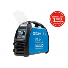 Инвертор сварочный SOLARIS MMA-211
(230В; 20-210 А; 70В; электроды диам. 1.6-4.0 мм; вес 3.9 кг)