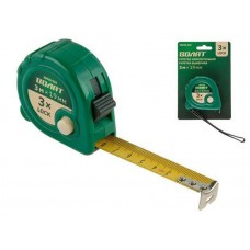 Рулетка  3м/19мм пласт. корп. ВОЛАТ (быт.)
(3 мех. фиксации, ABS)