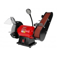 Станок точильно-шлифовальный WORTEX BG 1535 L в кор. 250 Вт, 150 мм, лента 685х50 мм, подсветка
(250 Вт, 2950 об/мин, лента 685х50 мм, круг 150х20х12,7 мм)