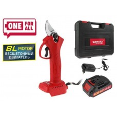 Аккум. секатор WORTEX CBS 2535 ALL1 XLT в чем. БЕСЩЕТ., 18 В, ветки до 25 мм, 1х1.5 А*ч Аккум. секатор WORTEX CBS 2535 ALL1 XLT в чем. БЕСЩЕТ., 18 В, ветки до 25 мм, 1х1.5 А*ч