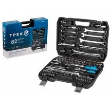 Набор головок и ключей 82пр. ТРЕК
(1/4", 1/2", 6 граней) Набор головок и ключей 82пр. ТРЕК
(1/4", 1/2", 6 граней)