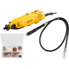 Гравер электрический MOLOT MMG 3213 E + аксессуары
(135 Вт, 8000 - 33000 об/мин, цанга 3.2 мм) Гравер электрический MOLOT MMG 3213 E + аксессуары
(135 Вт, 8000 - 33000 об/мин, цанга 3.2 мм)