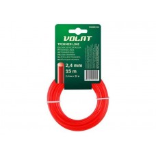 Леска ф 2.4 мм х 15 м кругл. сеч. ВОЛАТ Леска ф 2.4 мм х 15 м кругл. сеч. ВОЛАТ