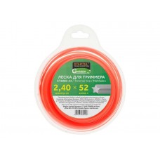 Леска ф 2.4 мм х 52 м "звездочка" STARTUL GARDEN Леска ф 2.4 мм х 52 м "звездочка" STARTUL GARDEN