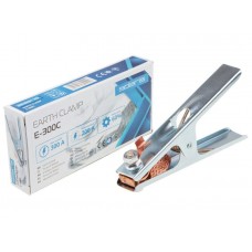 Клемма заземления 300А E-300C Solaris в кор.
(зажим массы; непрерыв. режим 200 А; макс. 300 А)