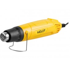 Термовоздуходувка MOLOT MHG 5020 в кор.
(360 Вт, 2 скор., 150-300 °С, ступенч. рег., 150-300 л/мин.)