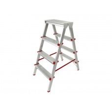 Лестница-стремянка алюм. двухсторонняя 88 см 4 ступ. 3,4кг PRO STARTUL (ST9941-04) Лестница-стремянка алюм. двухсторонняя 88 см 4 ступ. 3,4кг PRO STARTUL (ST9941-04)