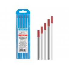 Электрод вольфрамовый красный WT-20, Ф 3,2 мм (набор 5 шт) SOLARIS Электрод вольфрамовый красный WT-20, Ф 3,2 мм (набор 5 шт) SOLARIS