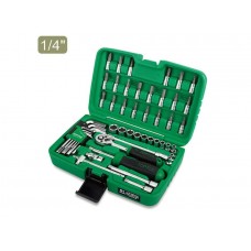 Набор головок и ключей 51предм. 1/4" 6гр. TOPTUL (GCAI5102) Набор головок и ключей 51предм. 1/4" 6гр. TOPTUL (GCAI5102)