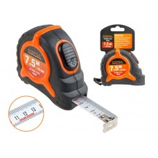 Рулетка 7,5м/25мм STARTUL PROFI (ST3008-7525)
(Нейлоновое покрытие, автостоп) Рулетка 7,5м/25мм STARTUL PROFI (ST3008-7525)
(Нейлоновое покрытие, автостоп)