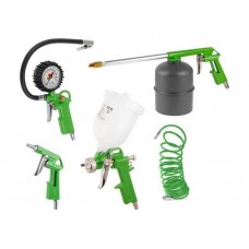 Набор пневмоинструмента ECO SGK-5 (5 предметов,верх. бак) Набор пневмоинструмента ECO SGK-5 (5 предметов,верх. бак)