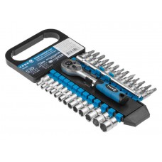 Набор головок и бит 28пр. ТРЕК
(1/4", 6 граней) Набор головок и бит 28пр. ТРЕК
(1/4", 6 граней)