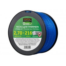 Леска ф 2.7 мм х 216 м бесшумная STARTUL GARDEN Леска ф 2.7 мм х 216 м бесшумная STARTUL GARDEN