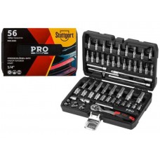Набор головок и бит 56пр. 1/4" PRO STARTUL STUTTGART (PRO-056S) Набор головок и бит 56пр. 1/4" PRO STARTUL STUTTGART (PRO-056S)