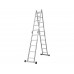 Лестница алюм. многофункц. 4х5 ступ. (стрем.-280см, лестн.-570см) 14,6кг STARTUL (ST9732-05)
(усиленное шарнирное соединение)