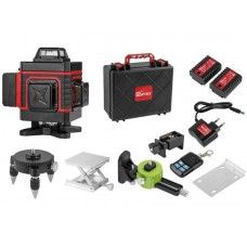 Нивелир лазерный WORTEX LL 0340 в чем. + аксессуары 4х360°, до 25 м, +/- 0.3 мм/м, зеленый
(резьба 1/4") Нивелир лазерный WORTEX LL 0340 в чем. + аксессуары 4х360°, до 25 м, +/- 0.3 мм/м, зеленый
(резьба 1/4")