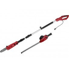 Высоторез WORTEX PS 2001 + насадка-кусторез в кор.
(750 Вт, шина 8", автосмазка, телескоп. штанга  до 2 м)