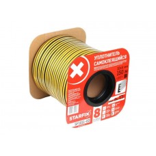 Уплотнитель "E" черный 10х4мм 150м STARFIX (SF1011-03)