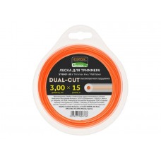 Леска ф 3.0 мм х 15 м кругл. сеч. DUAL-CUT STARTUL GARDEN
(с высокопрочной сердцевиной) Леска ф 3.0 мм х 15 м кругл. сеч. DUAL-CUT STARTUL GARDEN
(с высокопрочной сердцевиной)
