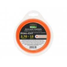 Леска ф 2.7 мм х 15 м кругл. сеч. DUAL-CUT STARTUL GARDEN
(с высокопрочной сердцевиной) Леска ф 2.7 мм х 15 м кругл. сеч. DUAL-CUT STARTUL GARDEN
(с высокопрочной сердцевиной)