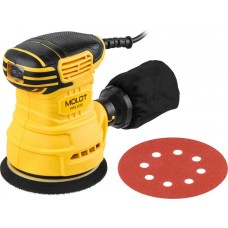 Эксцентриковая шлифмашина MOLOT MRS 1230 в кор.
(300 Вт, 125 мм, 13000 об/мин) Эксцентриковая шлифмашина MOLOT MRS 1230 в кор.
(300 Вт, 125 мм, 13000 об/мин)