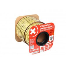 Уплотнитель "D" коричневый 9х8мм 100м STARFIX (SF1013-02) Уплотнитель "D" коричневый 9х8мм 100м STARFIX (SF1013-02)