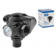 Реле давления для насоса с манометром A&P Реле давления для насоса с манометром A&P