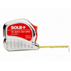 Рулетка 3м/13мм на карте "Tri-Matic" ТМ 3m (SOLA) Рулетка 3м/13мм на карте "Tri-Matic" ТМ 3m (SOLA)