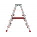 Лестница-стремянка алюм. двухст. 110 см 5 ступ. 7,5кг NV 3127 Новая высота
(Макс. нагрузка - 225 кг.)