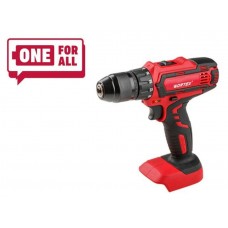 Аккум. дрель-шуруповерт WORTEX BD 1825-1 DLi в кор. ALL1
(18.0 В, БЕЗ АККУМУЛЯТОРА И ЗУ, 2 скор., 30 Нм, шурупы до 8 мм)