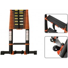 Лестница телескопическая 1-секц. алюм. 510см, 13 ступ. 13,5кг BLACK LINE STARTUL (ST9931-051)
(ширина ступени 8см, прорезиненные колеса и доп.стабилизаторы) Лестница телескопическая 1-секц. алюм. 510см, 13 ступ. 13,5кг BLACK LINE STARTUL (ST9931-051)
(ширина ступени 8см, прорезиненные колеса и доп.стабилизаторы)