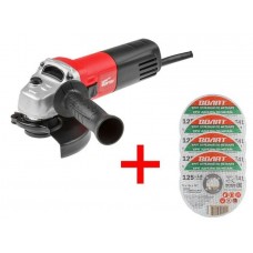 Одноручная углошлифмашина WORTEX AG 1207-3 в кор. + АКЦИЯ!
(4 отр. круга  по мет. ВОЛАТ в подарок!)