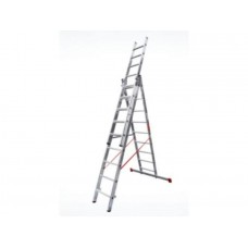 Лестница алюм. 3-х секц. 230/502/257 см 3х9 ступ. 16,2 кг NV3230 Новая Высота
(макс. нагрузка 150кг) Лестница алюм. 3-х секц. 230/502/257 см 3х9 ступ. 16,2 кг NV3230 Новая Высота
(макс. нагрузка 150кг)