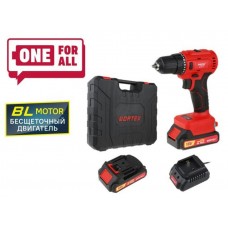 Аккум. дрель-шуруповерт WORTEX BD 2025 DLi в чем. ALL1 БЕСЩЕТ, 18 В, 50 Н*м, 2х2 А*ч, БЗП 10 мм
(шурупы до 9 мм)