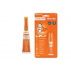 Супер-клей "Мастер" 3г/блистер TDM Супер-клей "Мастер" 3г/блистер TDM