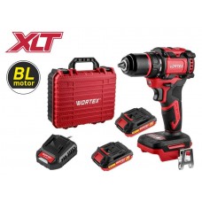 Аккум. дрель-шуруповерт WORTEX BD 2025-1 DLi в чем. ALL1 XLT БЕСЩЕТ, 18 В, 50 Н*м, 2х2 А*ч, БЗП 13 м
(шурупы до 9 мм, защита от перегрузки и перегрева, импульсная функция)