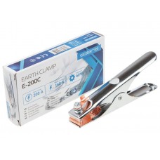 Клемма заземления 200А E-200C Solaris в кор.
(зажим массы; непрерыв. режим 160 А; макс. 200 А)