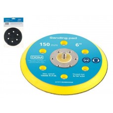 Тарелка на липучке 150 мм., 6" c вентиляц. отв. DGM
(d = 150 мм. (6"); 6 вент.отверстий) Тарелка на липучке 150 мм., 6" c вентиляц. отв. DGM
(d = 150 мм. (6"); 6 вент.отверстий)