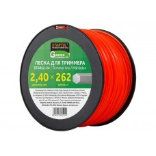 Леска ф 2.4 мм х 262 м шестигр. сеч. STARTUL GARDEN Леска ф 2.4 мм х 262 м шестигр. сеч. STARTUL GARDEN