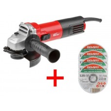 Одноручная углошлифмашина WORTEX AG 1208-1 в кор. + АКЦИЯ!
(4 отр. круга по мет. ВОЛАТ в подарок!)