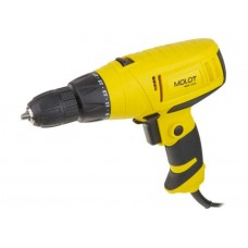 Дрель-шуруповерт MOLOT MDR 1024 в кор. 350 Вт, 20 Нм, 2 скор.
(Быстрозажимной патрон, шурупы до 6 мм)