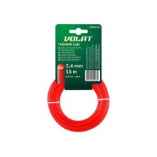 Леска ф 2.4 мм х 15 м шестигр. сеч. ВОЛАТ Леска ф 2.4 мм х 15 м шестигр. сеч. ВОЛАТ