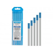 Электрод вольфрамовый синий WL-20, Ф 4,0 мм (набор 5 шт) SOLARIS Электрод вольфрамовый синий WL-20, Ф 4,0 мм (набор 5 шт) SOLARIS