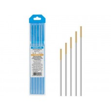 Электрод вольфрамовый золотой WL-15, Ф 1,6 мм (набор 5 шт) SOLARIS Электрод вольфрамовый золотой WL-15, Ф 1,6 мм (набор 5 шт) SOLARIS