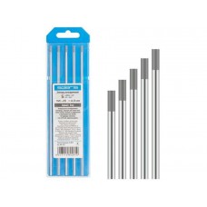 Электрод вольфрамовый серый WC-20, Ф 4,0 мм (набор 5 шт) SOLARIS Электрод вольфрамовый серый WC-20, Ф 4,0 мм (набор 5 шт) SOLARIS